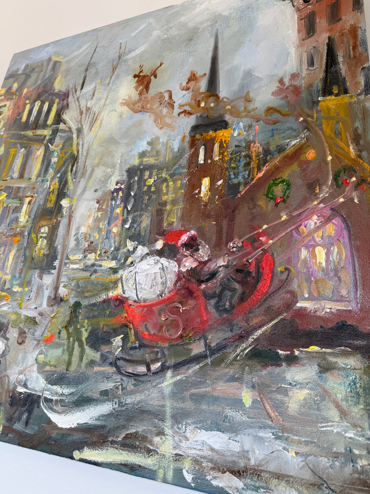 “Santa Downtown” by Peter Fowler