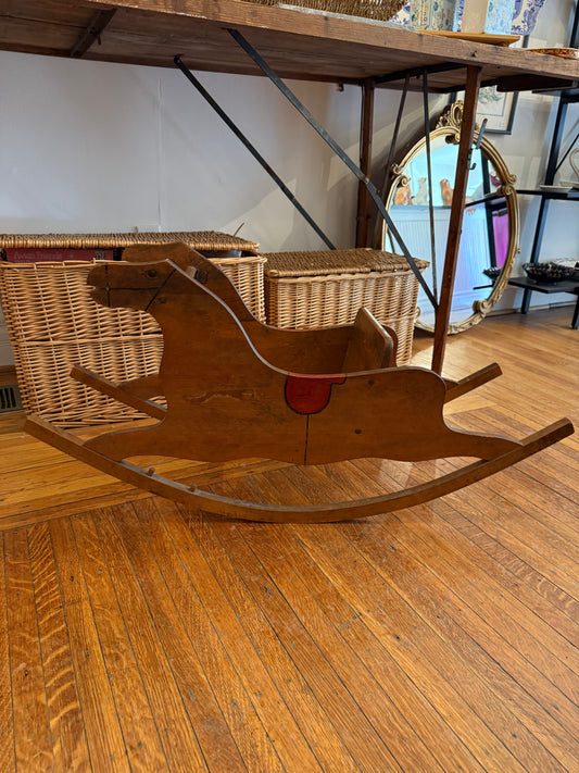 Antique Late 1800s Rocking Horse