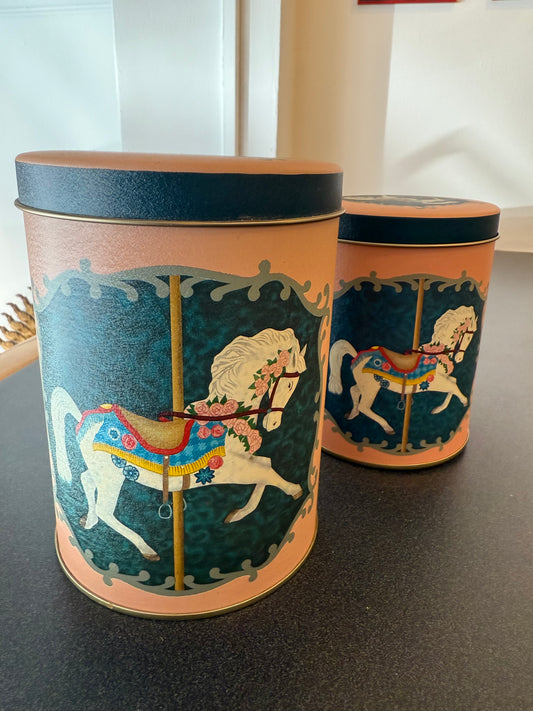 Set of Carousel Tins