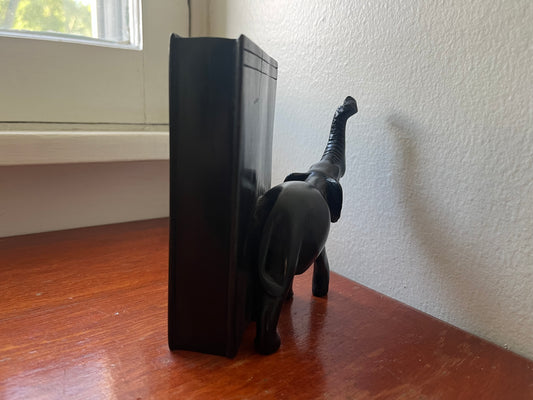 Single Elephant Bookend