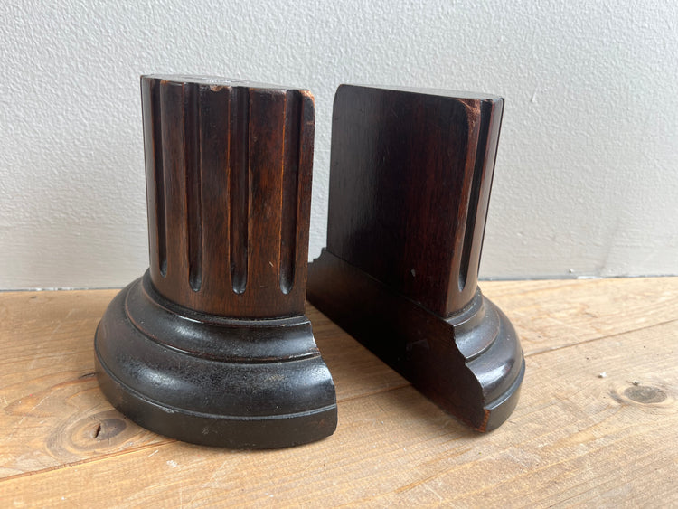 Mahogany Bookends