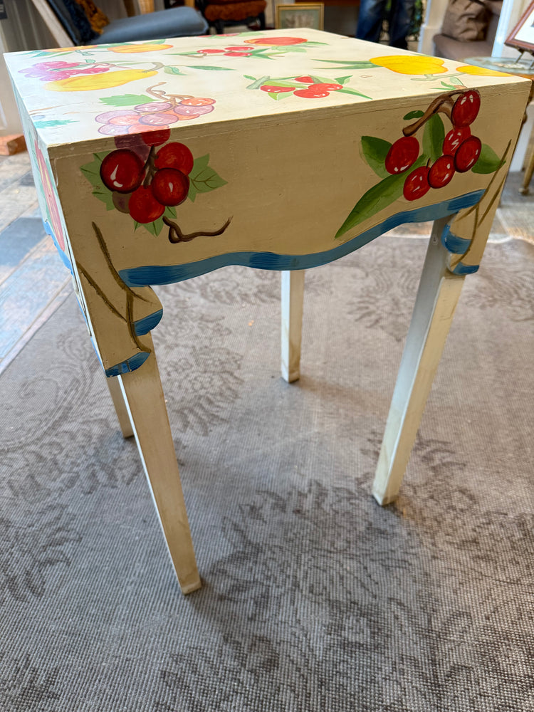 Handpainted Side Table