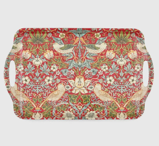 Strawberry Thief Red Tray