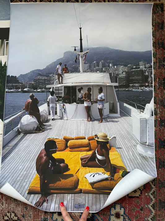 “Scottis Yacht,” by Slim Aarons