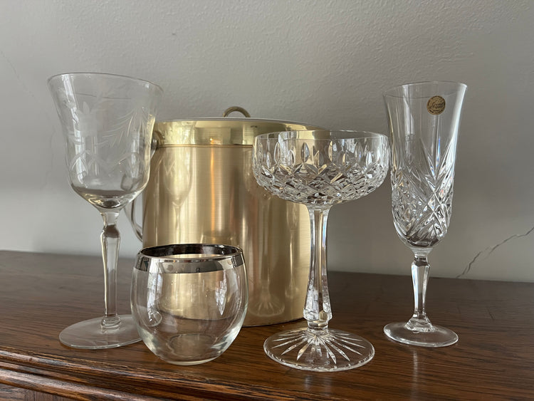 Set of Crystal Coupe Glasses (4)