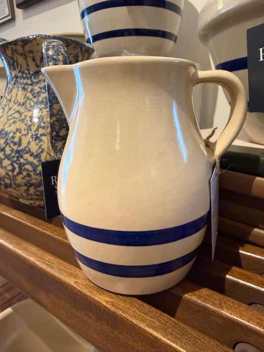 Striped Ramsbottom 1 quart pitcher