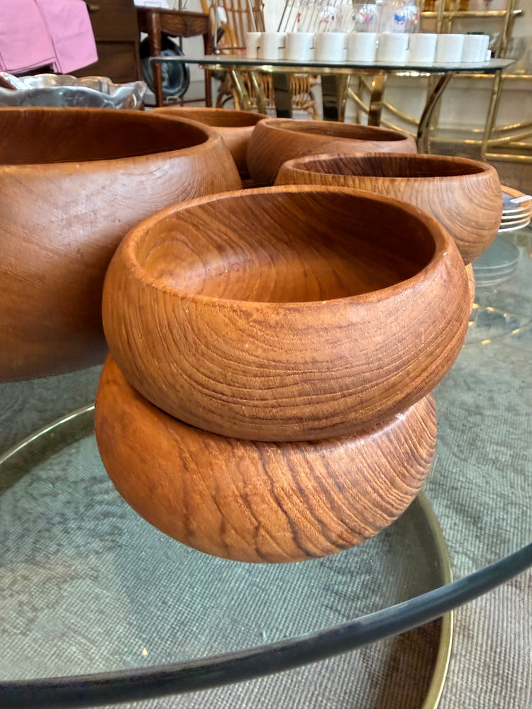 Teak Salad Bowl Set