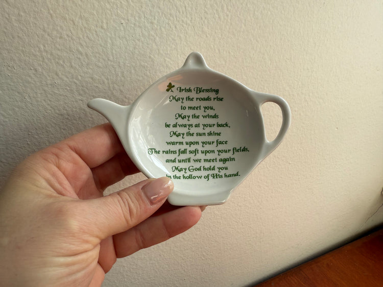 Irish Blessing Tea Bag Rest