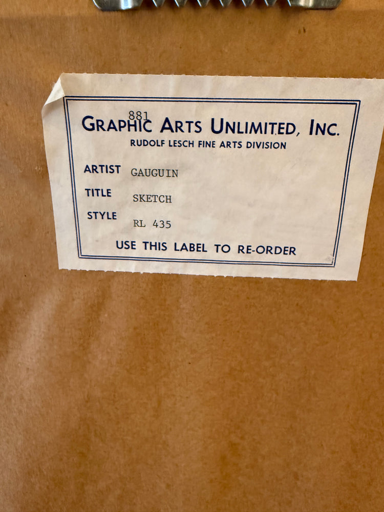 Gauguin Sketch Print 1