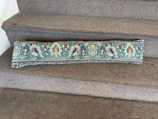 Light Blue Rug Pillow