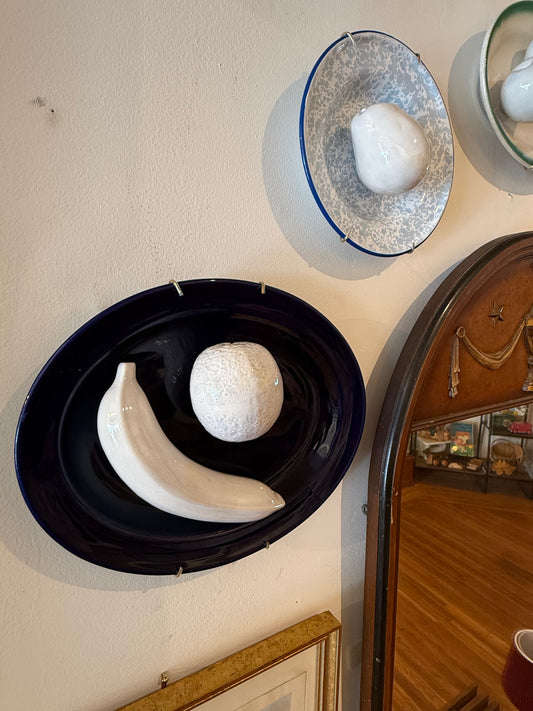 Banana and Orange Wall Plate