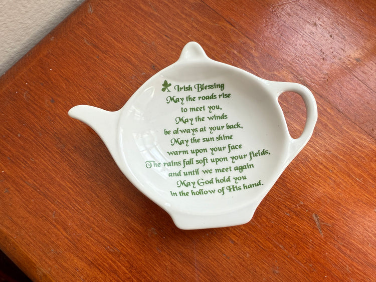 Irish Blessing Tea Bag Rest