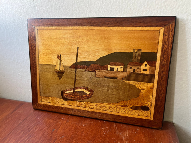 Inlaid Wood Art - Seaside