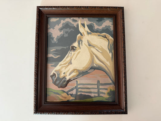 Horse Painting (white)
