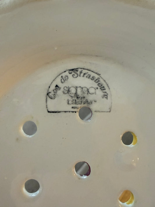 Sigma Tastesetter Coq de Strasbourg Ceramic Colander