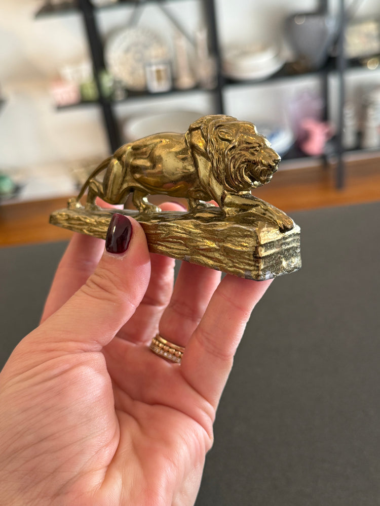 Brass plated Lion