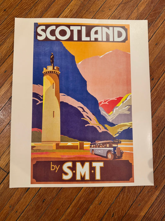 Scotland Travel Poster