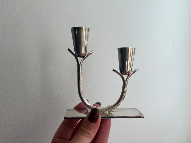 Wm. A. Rogers Silverplated Candleholders