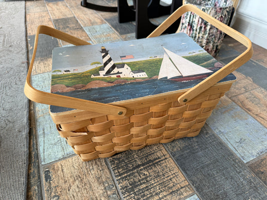Warren Kimble Picnic Basket
