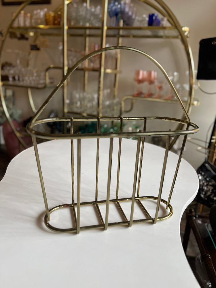 Brass Magazine Rack