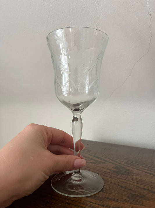 Etched Stemware