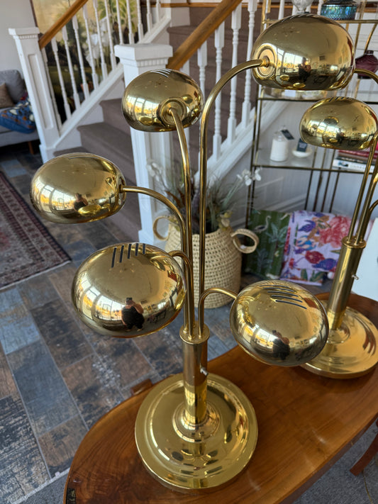 Midcentury Modern Tiered Eyeball Lamp