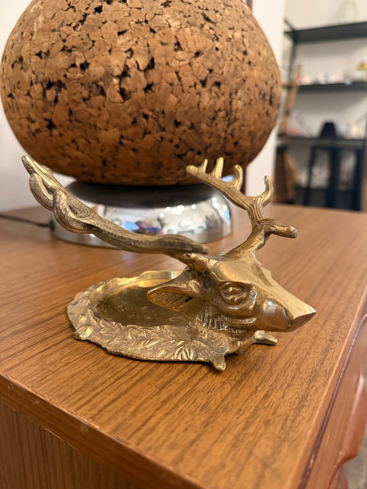 Brass Stag Wine Bottle Holder
