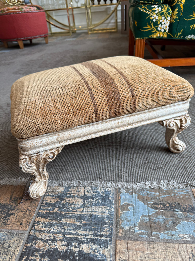 Antique French-style footrest (large)