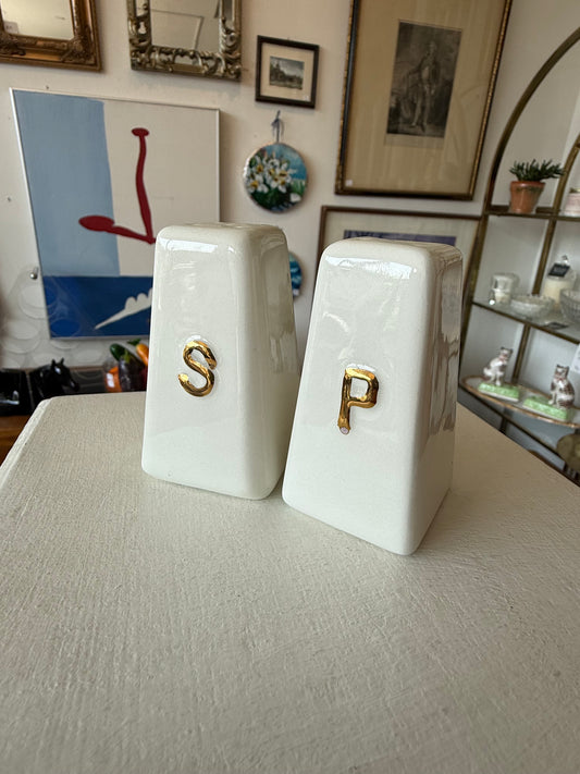 Ceramic Salt & Pepper Shakers