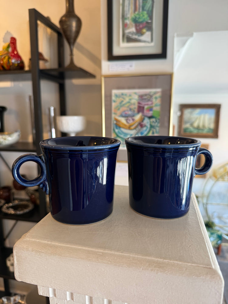 Pair of Colbalt Blue Fiestaware Mugs