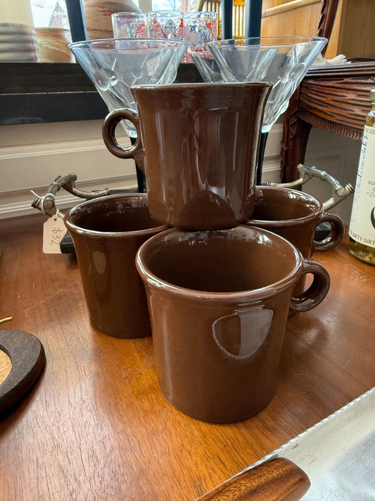 Set of 4 Fiestaware Coffee Mugs
