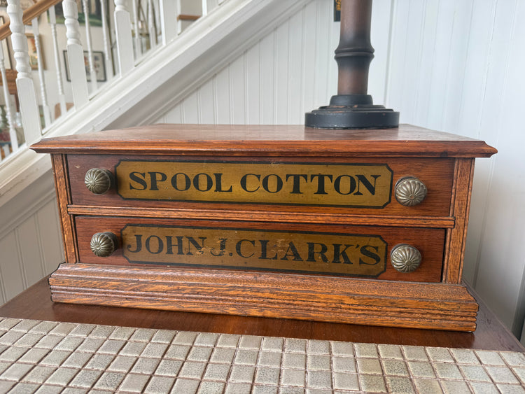 Two Drawer Spool Cabinet