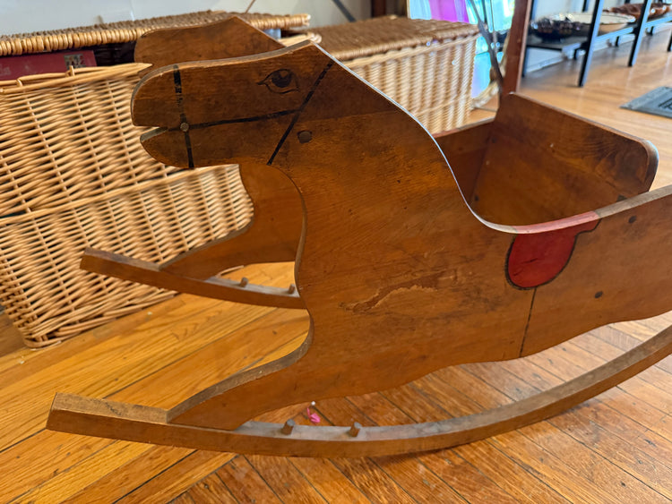 Antique Late 1800s Rocking Horse