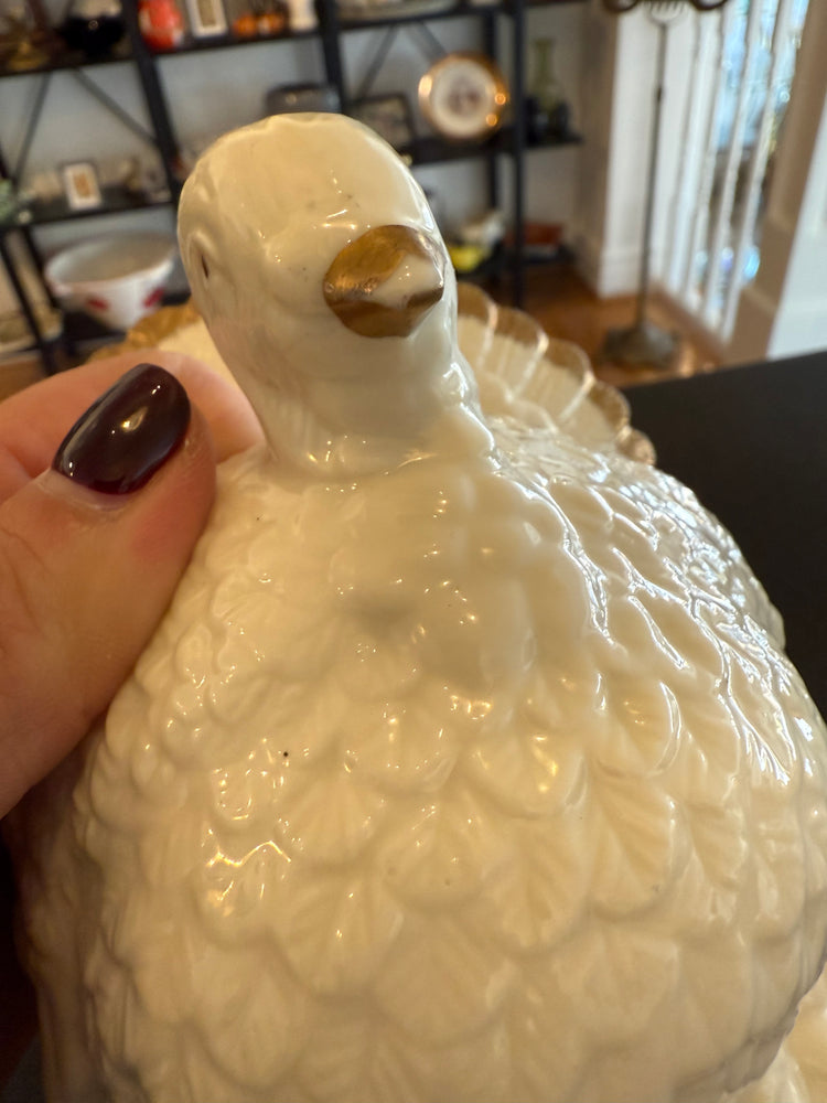 Ceramic Turkey Centerpiece