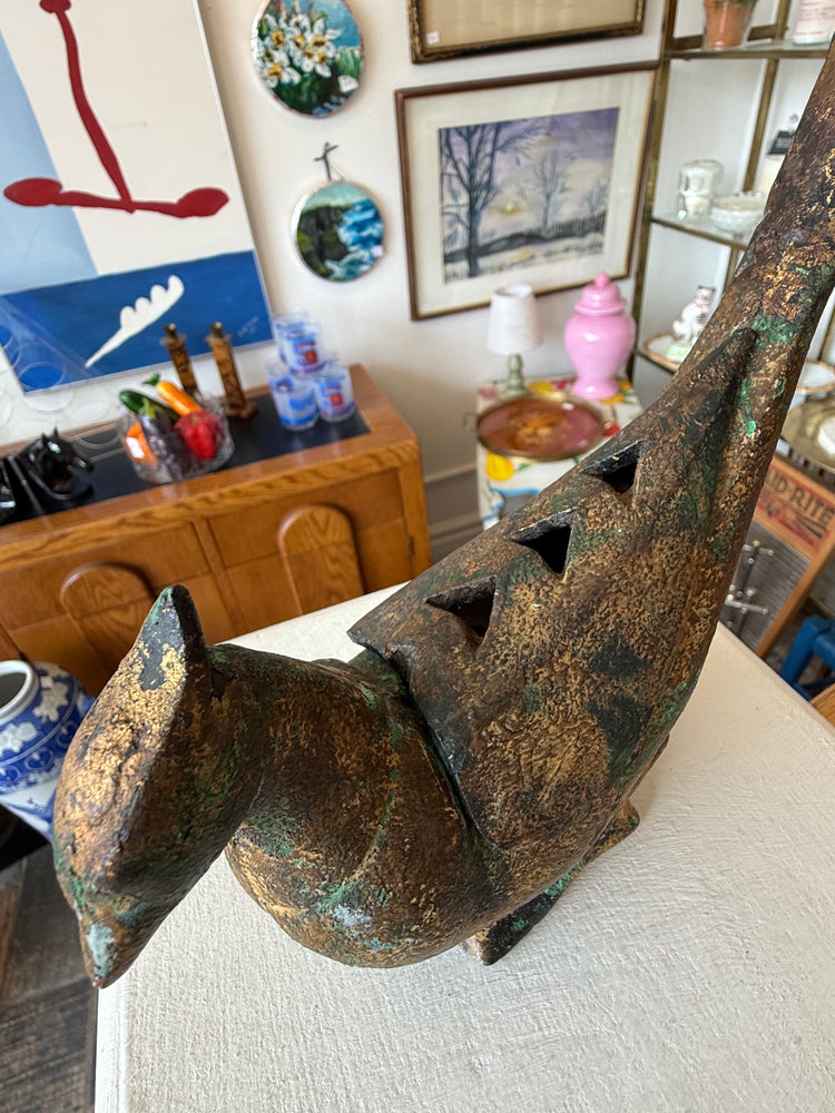 Cast Iron Pheasant Incense Burner