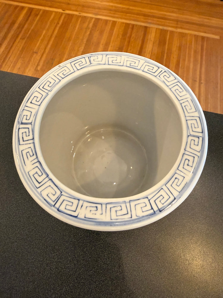Blue & White Planter