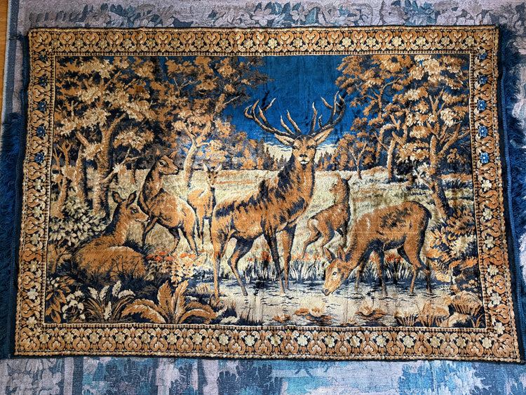 Woven Deer Tapestry