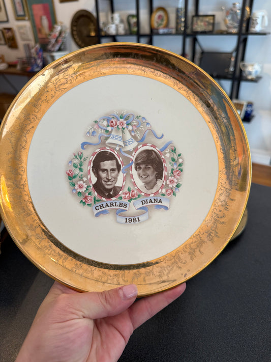 Diana & Charles Wedding Plate
