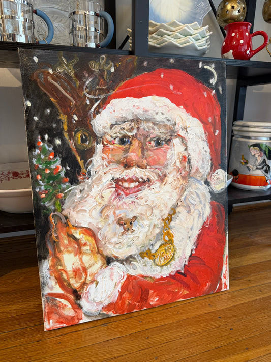 “Enhanced Bling Santa” by Peter Fowler