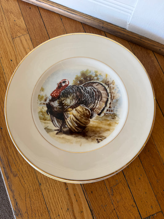 Set of 4 Aberdeen China Turkey Plates