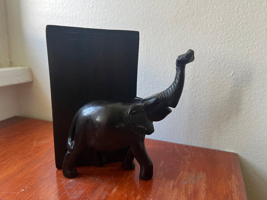 Single Elephant Bookend