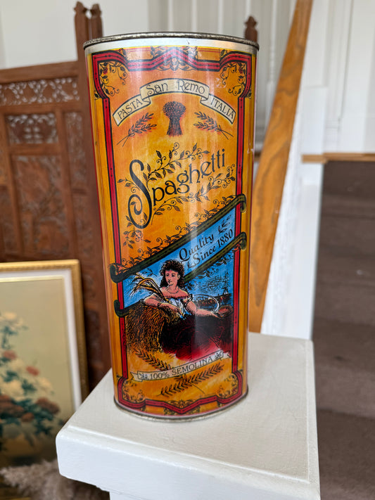 Vintage Spaghetti Tin