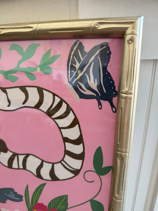 Framed Tiger Print