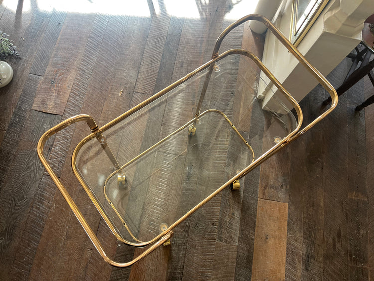 Brass Bar Cart