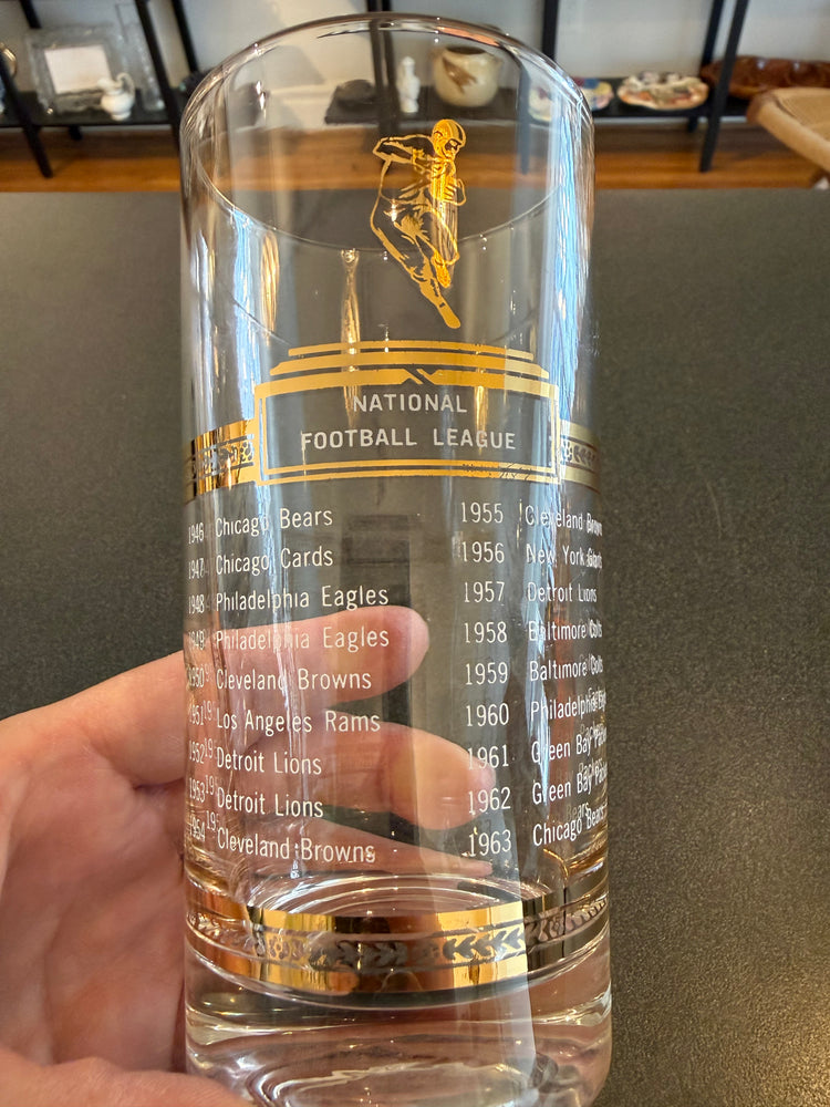 Set of 4 Sports League Glasses