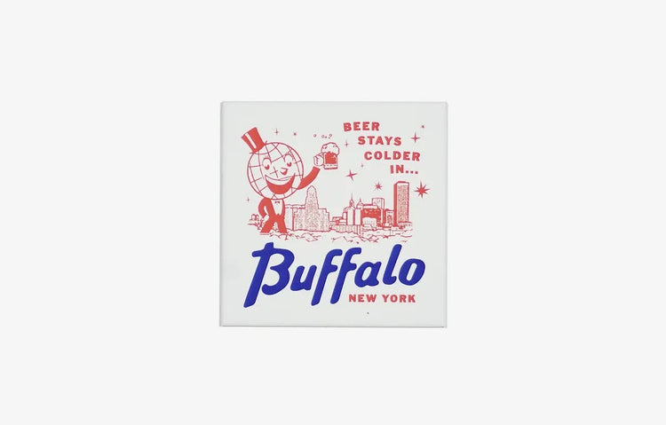 Beer Stays Colder in Buffalo Magnet by Oxford Pennant