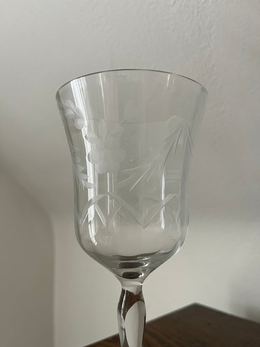 Etched Stemware