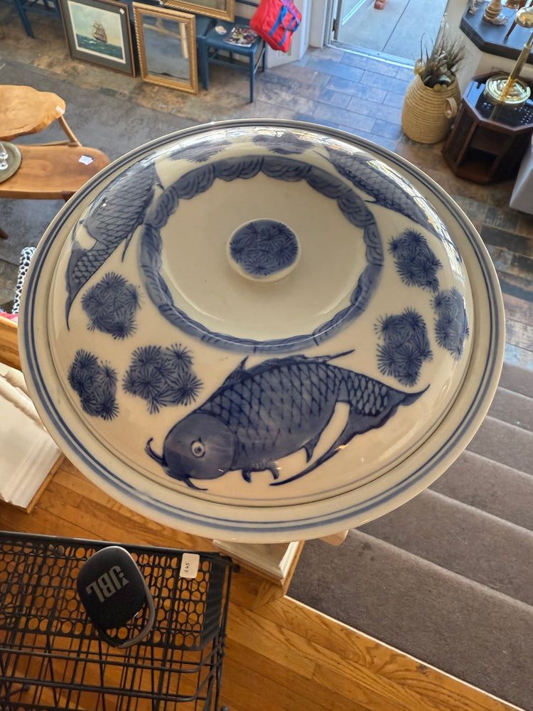Koi Bowl with Lid