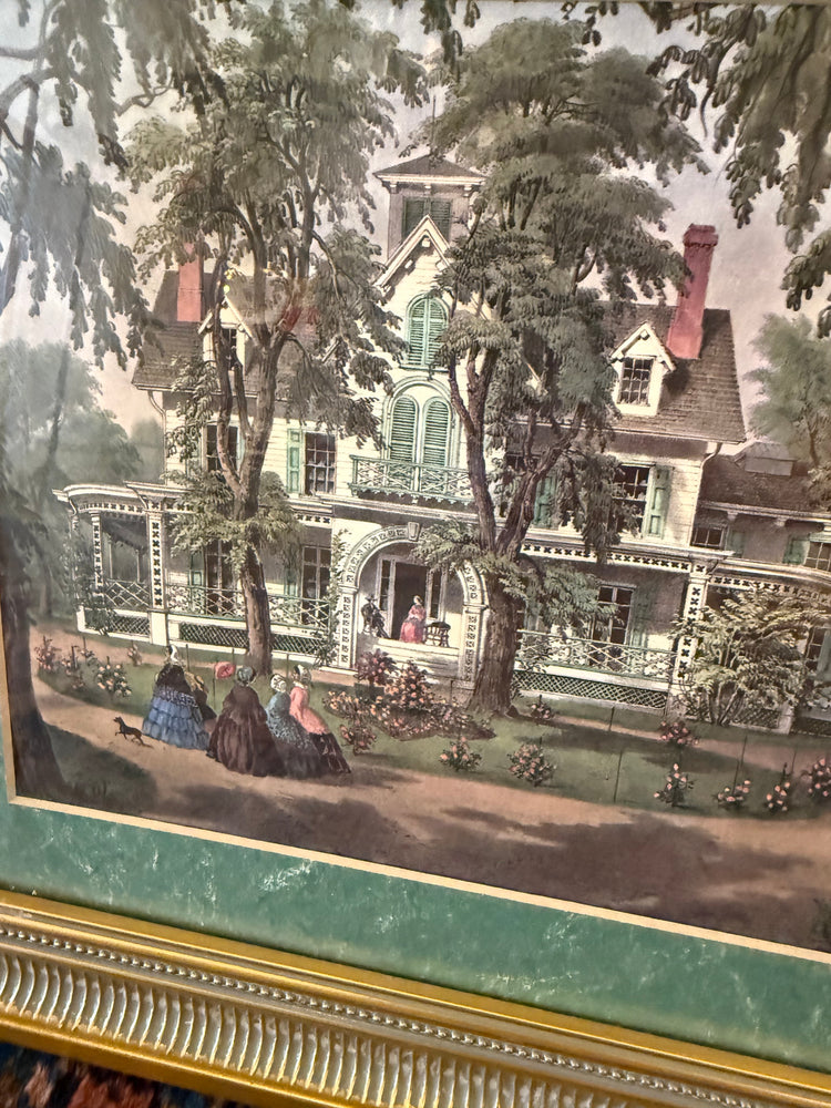 Currier & Ives Print