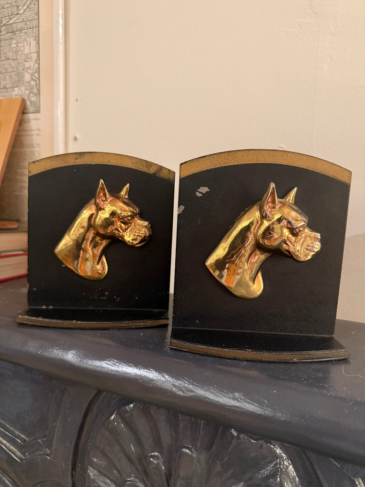 Pair of Boxer Bookends